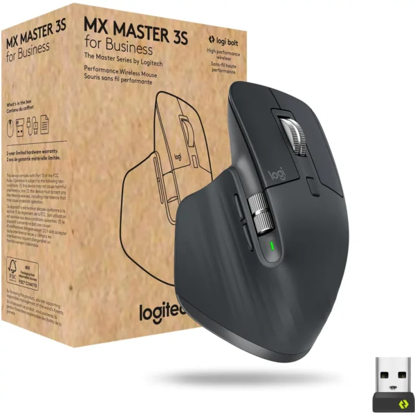 Maus pa Kabllo Logitech MX Master 3S for Business – Grafit