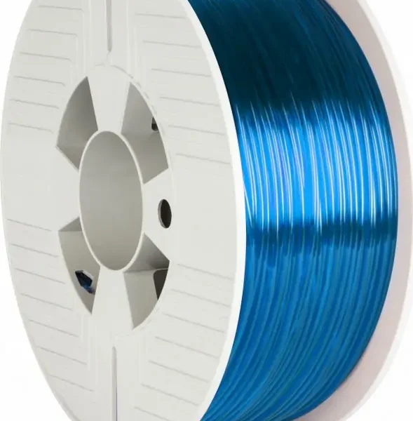 Filament 3D Verbatim 55064 PETG, 1kg, blu transparent