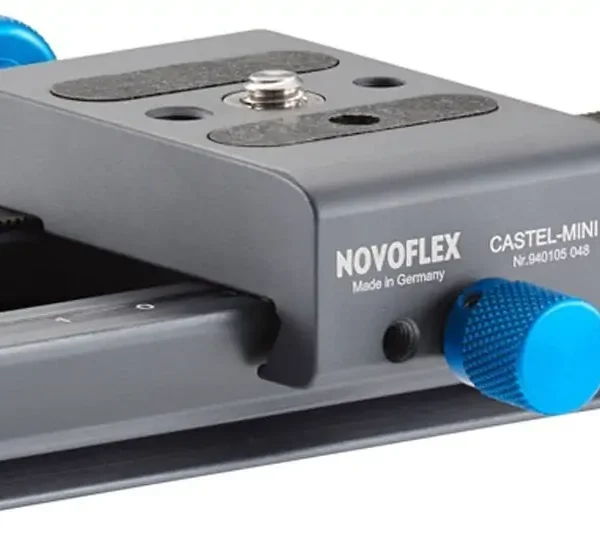 Rail fokusi Novoflex CASTEL-MINI II, kompatibil me ARCA