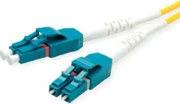 Kabllo rrjeti Roline Fiber Optic CAT7, 1m, singlemode OS2, e verdhë