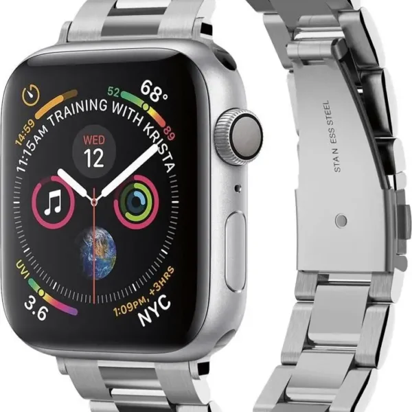Rrip ore Apple Watch Spigen Modern Fit, 38/40mm, çelik inox, argjendtë
