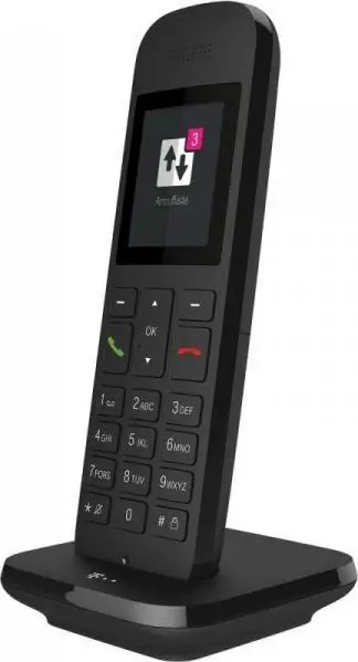 Telefon fiks pa tela Telekom Speedphone 12, ekran me ngjyra, i zi