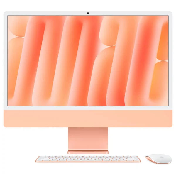 Apple iMac / 23.5″ / M4 / 16GB / 256GB SSD / 4.5K Retina / 8-Core GPU – Orange
