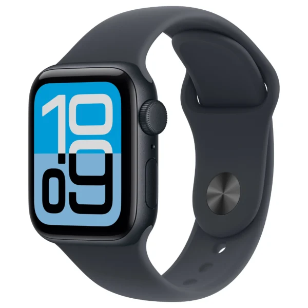 Apple Watch SE (3rd Generation) / GPS / 40mm / Midnight Aluminium Case with Midnight Sport Band – M/L