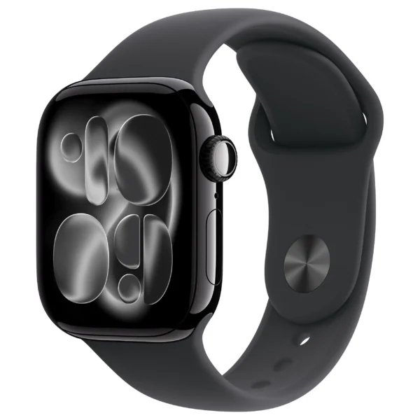 Apple Watch S11 / 42mm / Cellular / Aluminium Diamond Black Case with Black Sport Band – S/M