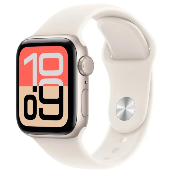 Apple Watch SE 3 / Cellular / 40mm / Aluminium Beige Case with Beige Sport Armband – S/M