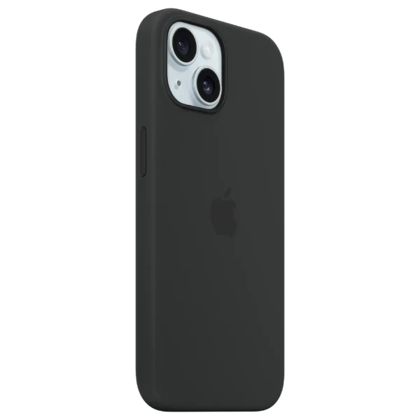 APPLE iPhone 15 Silicone Case with MagSafe – Black