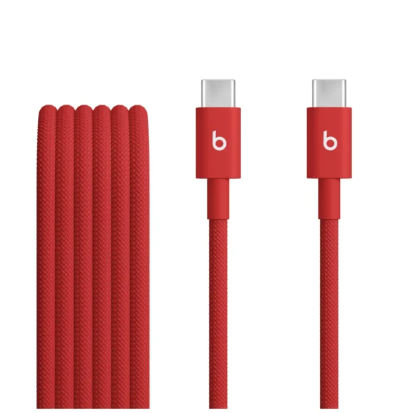 Kabllo USB Apple Beats USB-C në USB-C / MDGF4ZM/A / 1.5 m / USB 2.0 / 60W –Kuqe