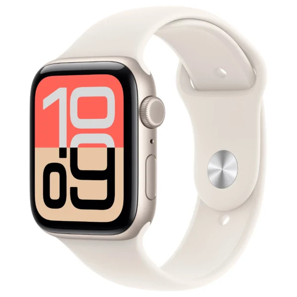 Apple Watch SE 3 / Cellular / 44mm / Aluminium Beige Case with Beige Sport Armband – M/L