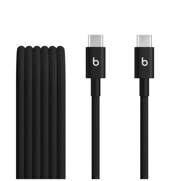 Kabllo USB Apple Beats USB-C në USB-C / MDGA4ZM/A / 1.5 m / USB 2.0 / 60W – Zezë