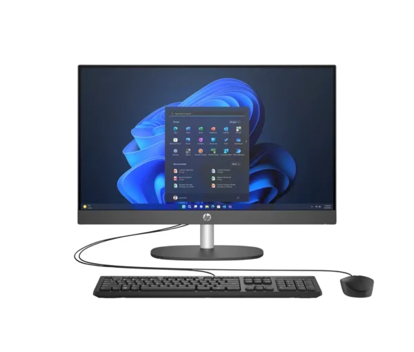 Kompjuter, HP ProOne 245 G10 AiO Ryzen 7 77730U 23.8 FHD IPS 250nits AG 16GB DDR4 3200 SSD512 Radeon Vega 8 Kb+Mouse Cam 5Mpx + IR W11Pro Black 3Y OnSite