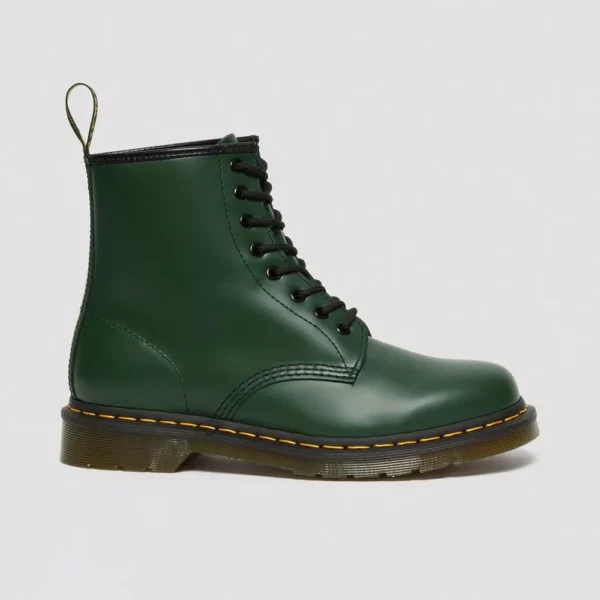 Dr. Martens Men’s 1460 Smooth Leather Lace Up Boots – Green