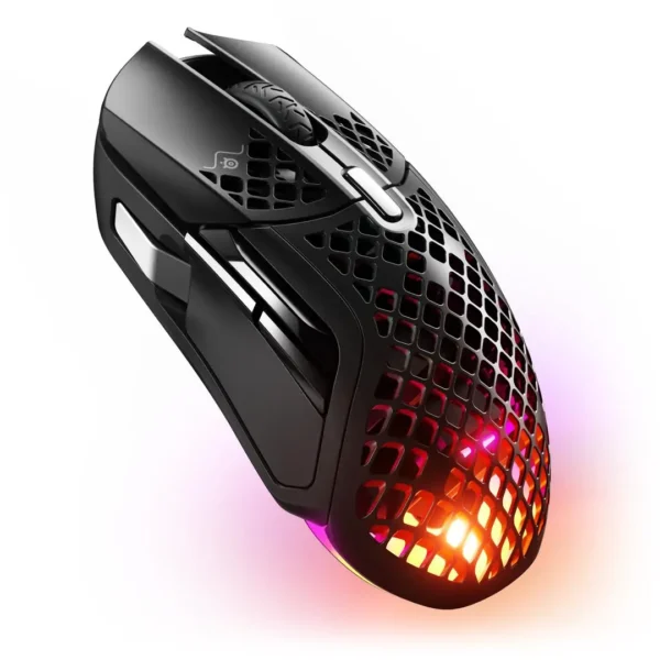 Maus Gaming SteelSeries RGB Aerox 5 Wireless – Black