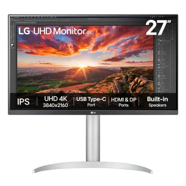 Monitor LG 27UP850K-W – 27″ 4K UHD IPS HDR10, HDMI/DP, 60hz , White