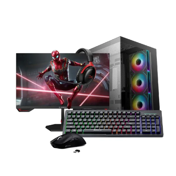 Gaming Bundle Ignite 35 – AMD Ryzen 7 7800X3D, RTX 5060 8GB, 16GB RAM, 512GB NVMe SSD +Keyboard +Gaming Headset + Mouse + Monitor 25″ FHD 200Hz