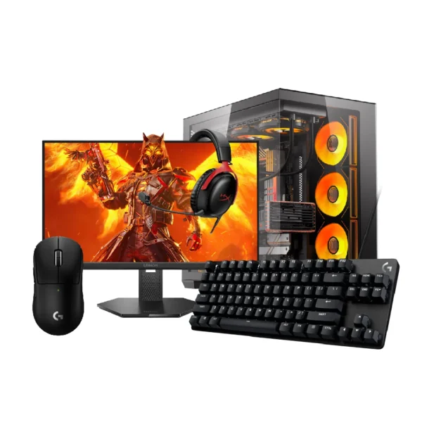 Gaming Bundle Ignite 29 – Intel Core i7-14700KF, RTX 5070 12GB, 32GB RAM, 1TB SSD + Mouse Gaming + Gaming Headset + Keyboard + Monitor 24.5″ FHD 320Hz