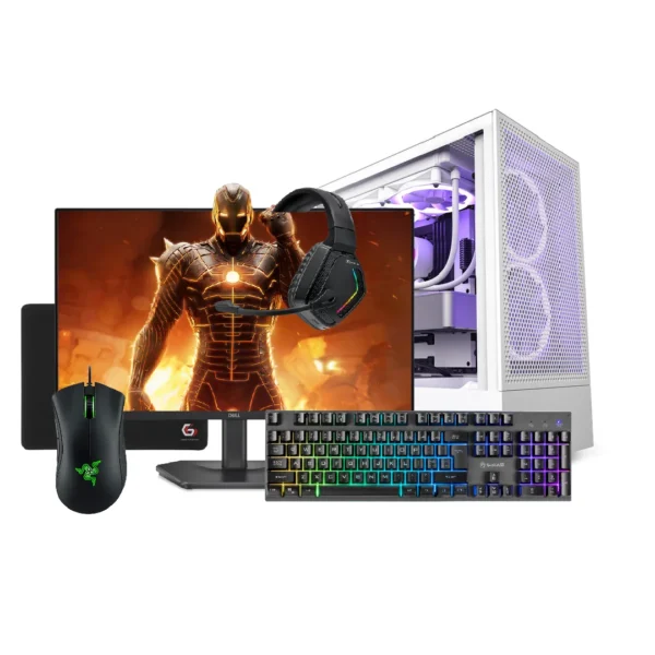 Gaming Bundle Ignite 2 – Ryzen 7 5700X, RTX 5060 8GB,16GB,512GB SSD,Monitor DELL SE2426HG 24-inch FHD 240Hz Monitor, Gaming Genius Scorpion K7, USB, Mouse Razer DeathAdder Essential, Meetion HP020 Backlit, Mouse Pad GEMBIRD