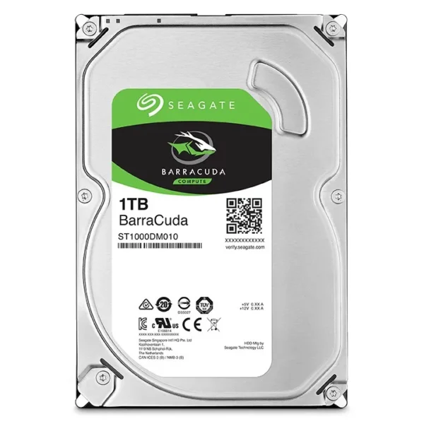 Hard Disk, Seagate HDD, 3.5”, 1TB, Silver