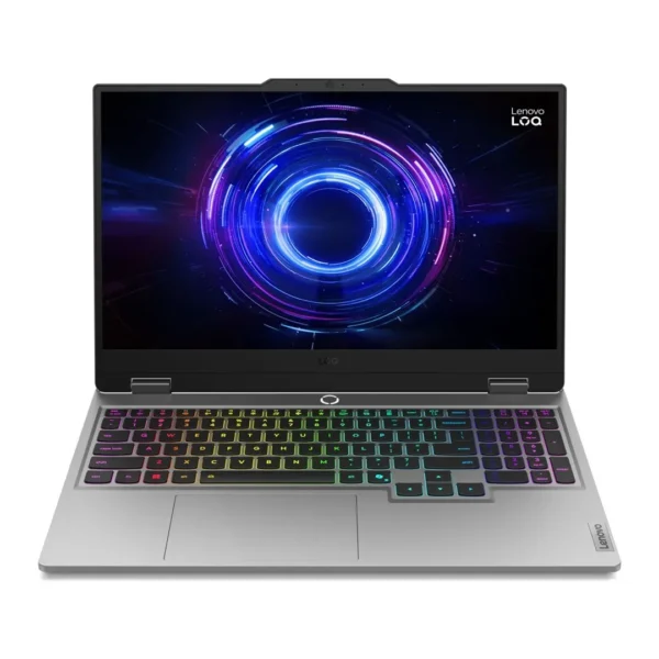 Laptop Lenovo LOQ 15IRX10, 15.6-inch Full HD IPS 144Hz, Intel Core i7-13645HX, NVIDIA GeForce RTX 5060 8GB, 16GB DDR5 RAM, 512GB SSD, Wi-Fi 6, FreeDOS – Luna Grey