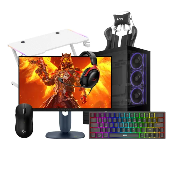 Gaming Bundle Ignite 41- Ryzen 7 9800X3D, 16GB, 512GB NVMe, Monitor 320Hz, Gaming Desk, Gaming Chair, Gaming Mouse, Gaming Headset, Gaming Keyboard