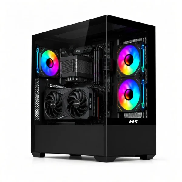 Kompjuter Build GAMING PC Flare 8 – Ryzen 7 5700X, RTX 5060 8GB GDDR6, 16GB DDR4 , 512GB SSD