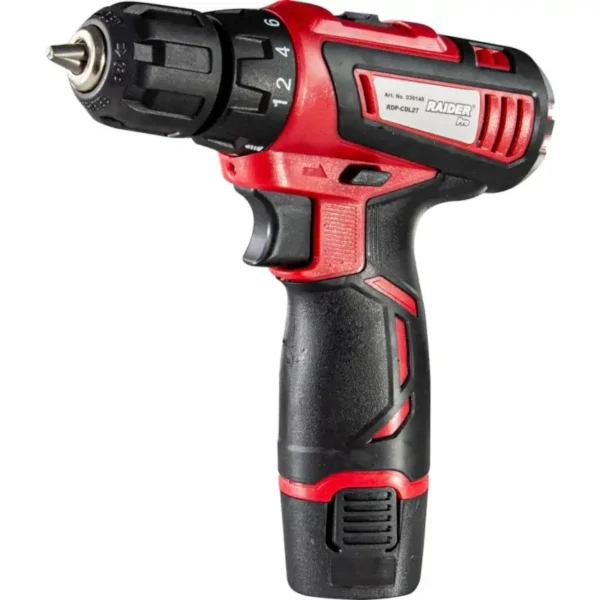 Raider Stërvitje Pa Kabllo 12V, 2 Shpejtësi, 1 Bateri 1.5Ah, Çift Rrotullues 28Nm – Rd-Cdl27