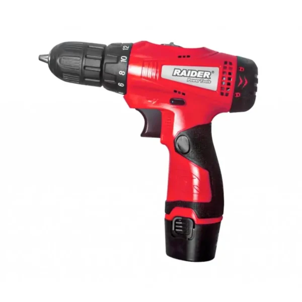 Raider Stërvitje Pa Kabllo 12V, 2 Shpejtësi, Bateri 1.5Ah, Çift Rrotullues 24Nm – Rd-Cdl33