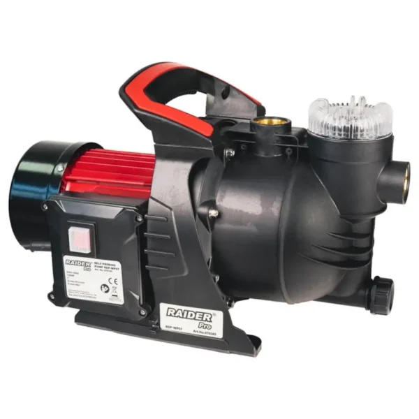 Raider Pompa Vetëthithëse 1300W 1″ 80L/Min 48M Filtër Uji Rdp-Wp57