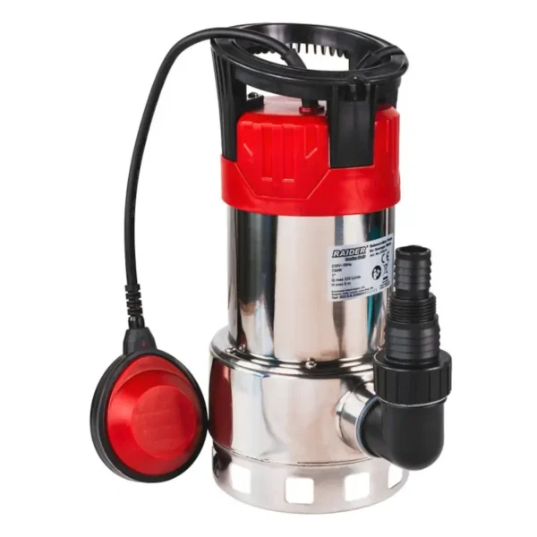 Raider Pompa Submersible Inox 750W 1″ 233L/Min 8M Inox Rd-Wp64