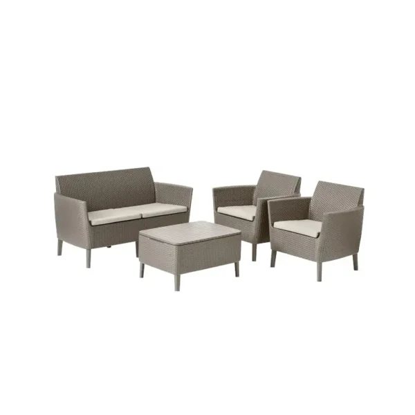 Set Kopshti Salemo 2+1+1+Tavolina Capucino+Cs Nw-Oat