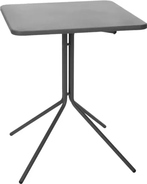 Tavolinë 58X58Xl70Cm Gri E Errët