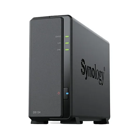 Synology DiskStation DS124 NAS, Black