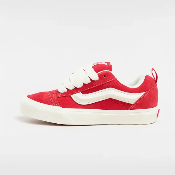 Vans Women’s Knu Skool Shoes – Red
